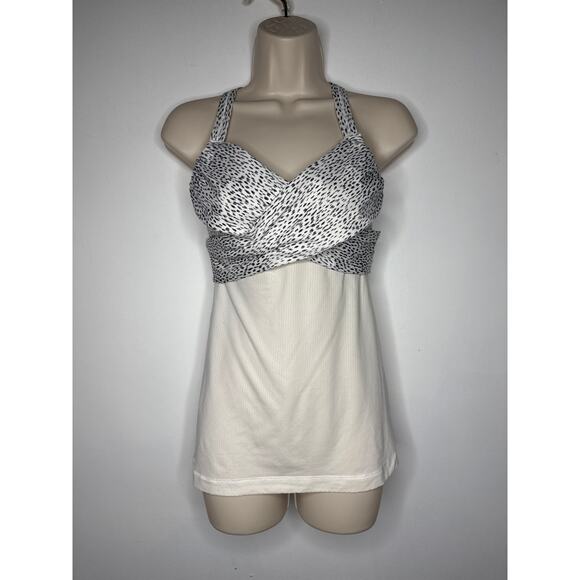 Lululemon 6 Wrap It Up Dottie Dash Racer Back Tank Top Animal Print - Picture 2 of 8